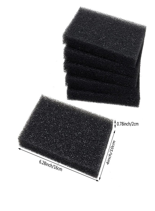 AFACYGN Aquarium Bio Filter Media Sponge, 6.28 x 4 x 0.78 inch 6 Pack Cut-to-Size Foam for Aquarium Fish Tank (6 pcs) - Image 3